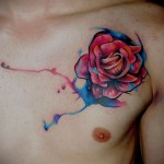 rózsás tetoválás a kulcscsonton - fotóopció 15122015 -ből, 6. szám