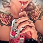 rózsa tetoválás kulcscsonton - fotó opció 15122015 14. szám