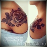 rózsa tetoválás a vállán - fotó opció 15122015 № 8