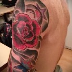 rózsa tetoválás a kezén - fotó opció 15122015 № 17