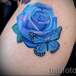tetoválás kék rózsák - fotó opció 15122015 № 5
