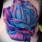 tetoválás kék rózsák - fotó opció 15122015 № 10