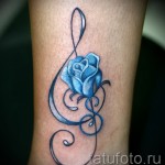 tetoválás kék rózsák - fotó opció 15122015 № 11