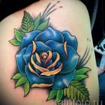 tetoválás kék rózsák - fotó opció 15122015 № 14