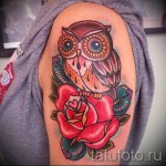 bagoly tetoválás rózsákkal - fotó opció 15122015 -ből 10. sz