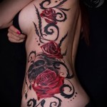 koponyatetoválás rózsákkal - fotóopció 15122015 № 7