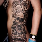 koponyatetoválás rózsákkal - fotóopció 15122015 № 9