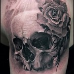 koponyatetoválás rózsákkal - fotóopció 15122015 № 14