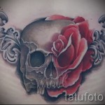 koponyatetoválás rózsákkal - fotóopció 15122015 № 15