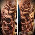 koponyatetoválás rózsákkal - fotóopció 15122015 № 31