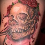 koponyatetoválás rózsákkal - fotóopció 15122015 № 32