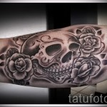 koponyatetoválás rózsákkal - fotóopció 15122015 № 33