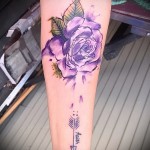 Picture -Option aus dem Nummer 15122015 - Aquarell tetováló rózsa 1