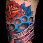 Rose old school tetoválás - Picture -Option aus dem Nummer 15122015 4