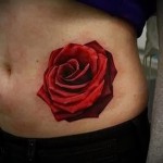 rose rouge tatouage - opció d'image a partir du numéro 15122015 1