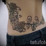 Rose Tattoo auf dem Rücken - Picture -Option aus dem Nummer 15122015 1
