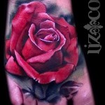 4. Rózsa tetoválás a lábán - Fotó: 15122015