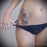 rózsa tetoválás a hasán - egy lehetőség a 15122015 számú fényképre 1