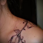 tatouage est passée de la clavicule - option d'image a partir du numéro 15122015 1