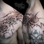 Tattoo Rose mit Dornen - Picture -Option aus dem Nummer 15122015 2