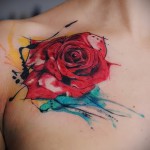 rózsa akvarell tetoválás - fotó opció 15122015 10. szám