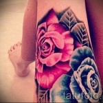 rózsák a láb tetoválás fotó - fotó opció 15122015 № 1