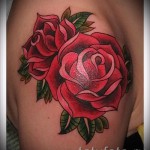 rózsa old school tetoválás - fotó opció 15122015 № 1