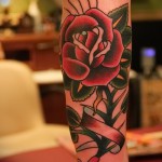 rózsa old school tetoválás - fotó opció 15122015 № 5