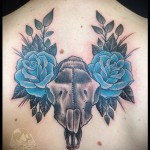 rózsák old school tetoválás - fotó opció 15122015 № 13