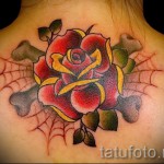 rózsa old school tetoválás - fotó opció 15122015 № 19