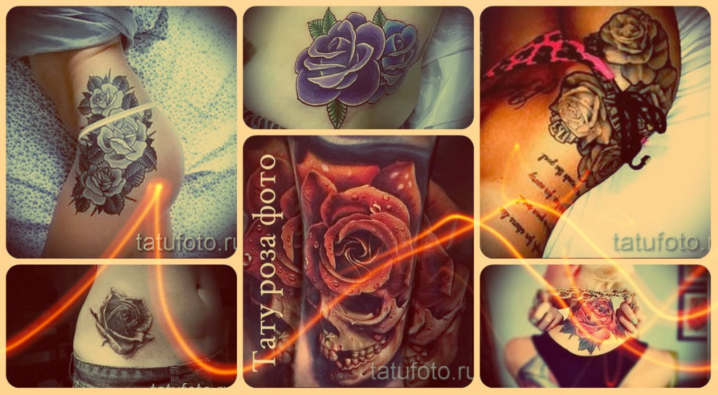 Rose tetoválás fotó - a legjobb példák a kész tetoválásokra