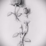 rózsás tetoválás minták lányoknak 5