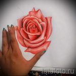 színes rózsák tetoválás vázlatok - jól nézzen ki 18. kép