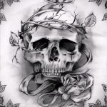 koponyatetoválás vázlatok 5