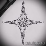 Windrose Tattoo Skizze - menő aussehen Tapete 1