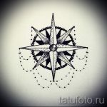 Szélrózsa tetoválási vázlat - jól nézzen ki a 2. képen