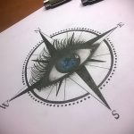 Szélrózsa tetoválás vázlata - nézze meg az 5. vicces képet