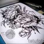 tetoválás rózsák vázlatok dotwork 7