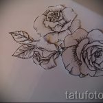 rózsatetoválás vázlat a combon - nézze meg a vicces 9. képet