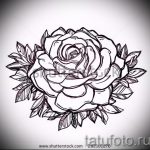 rózsatetoválás vázlat a kezén - jól néz ki az 5. kép