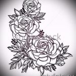 rózsatetoválás vázlat a kezén - jól néz ki 6. kép