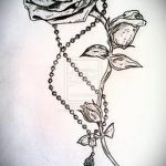 rózsatetoválás vázlat a kezén - jól nézzen ki a 8. képen