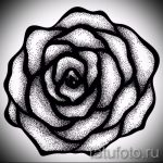 rózsatetoválás vázlat a kezén - jól néz ki a 9. kép