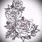 rózsatetoválás vázlat a kezén - jól néz ki 11. kép