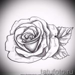 rózsatetoválás vázlat a kezén - jól néz ki 13. kép
