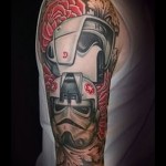 كم وشم مع شخصيات من فيلم حرب النجوم