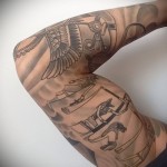 كم الوشم موضوع الرسومات المصرية