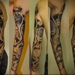 وشم الورود الأكمام وصور الرجال