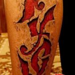 Érdekes fotó kész tetoválással Oroszország - a tetoválás egy változata OROSZORSZÁGRA 19