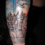 Érdekes fotó kész tetoválással Oroszország - a tetoválás egy változata OROSZORSZÁG 50 -re